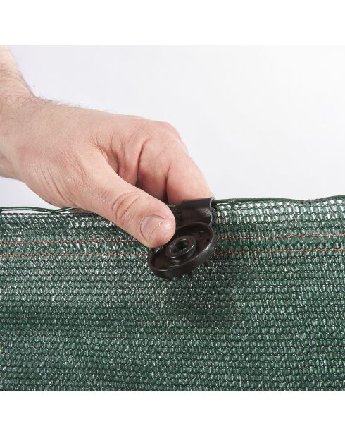 20 Clips pour brise vue noirs