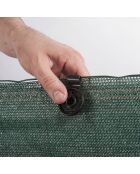 20 Clips pour brise vue noirs