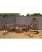 Brise-vue 90 gr/m² gris - 1x5 m