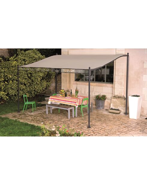 Schermo per la privacy 220 gr/m² grigio - 1x5 m