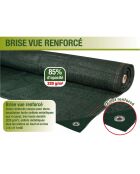 Brise-vue 220 gr/m² vert - 1.5x10 m