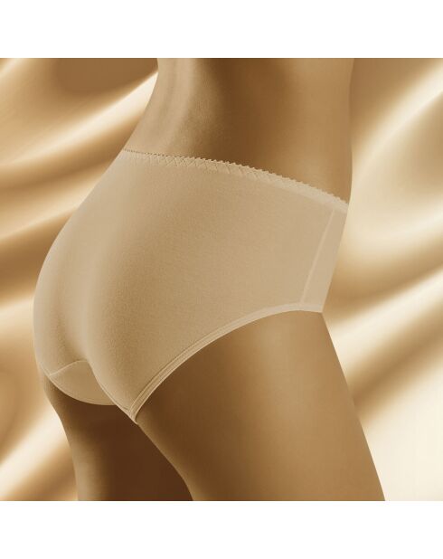 Culotte midi Eco beige