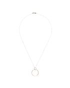 Anhänger und Kette aus zweifarbigem Gold von Acrobat Diamond aus 0,09 Karat