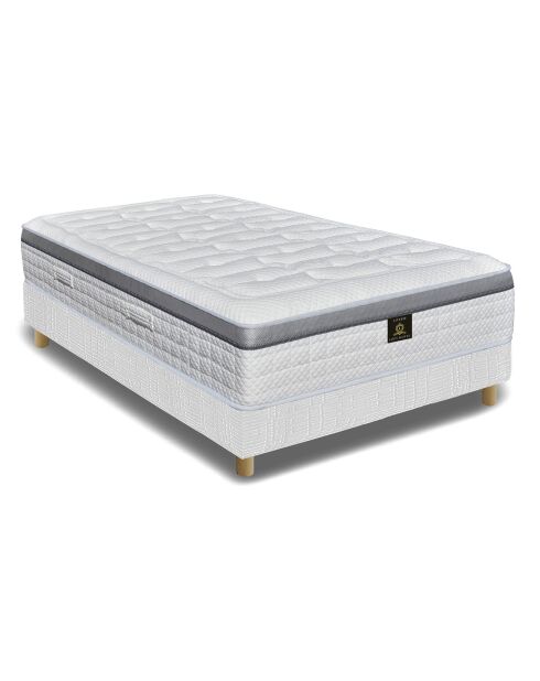 Ensemble matelas et sommier Urban blanc - 80x200 cm