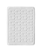 Ensemble matelas et sommier Urban blanc - 80x200 cm