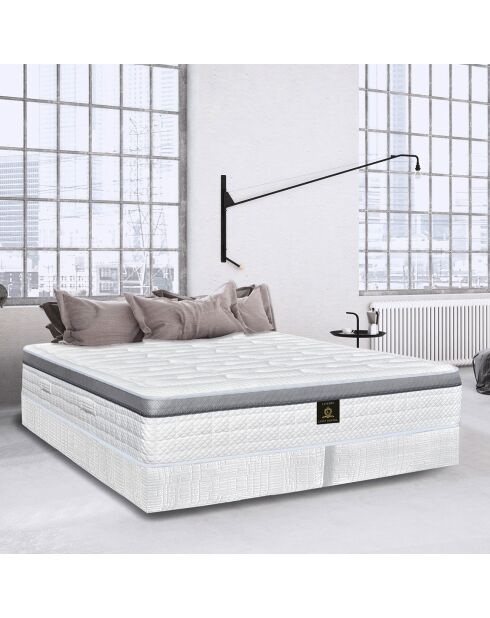 Ensemble matelas et sommier Urban blanc - 80x200 cm