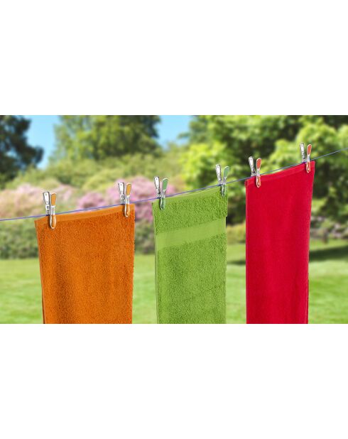 96 Pinces à linge multicolores