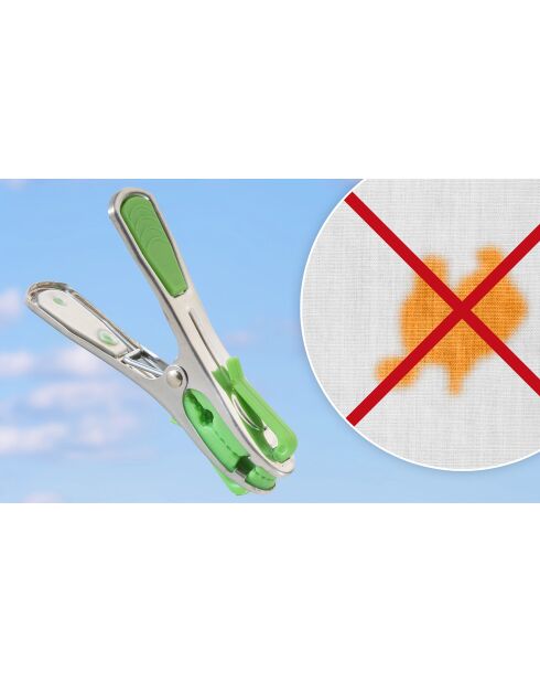 96 Pinces à linge multicolores