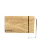 Coupe fromage et foie gras beige - 28x20 cm