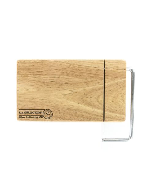 Coupe fromage et foie gras beige - 28x20 cm