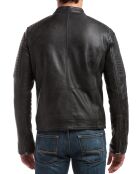 Veste en Cuir Neil noire