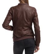 Veste en Cuir Oliv marron