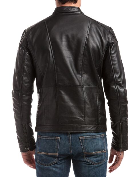 Veste en Cuir Zuzarte noire