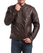 Veste en Cuir Zuzarte marron