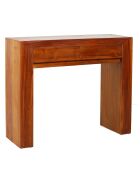 Console 2 tiroirs miel - 90x30x75 cm