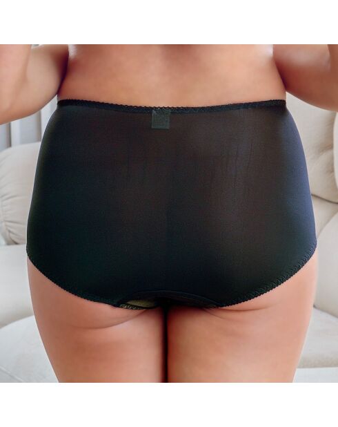 Culotte taille haute Nickie noir/doré