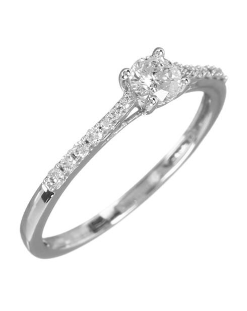 Anello Eternal Diamond in oro bianco 0,35 ct