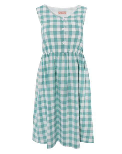 Robe Apio bleu/blanc