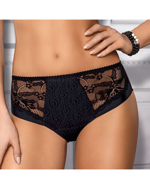 Culotte Taille Haute B01 noir