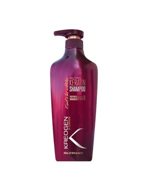 Shampoing à la Kératine pour cheveux très secs et abîmés 800ml