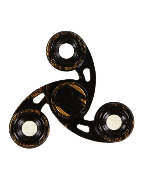 Hand Spinner Métal noir et doré
