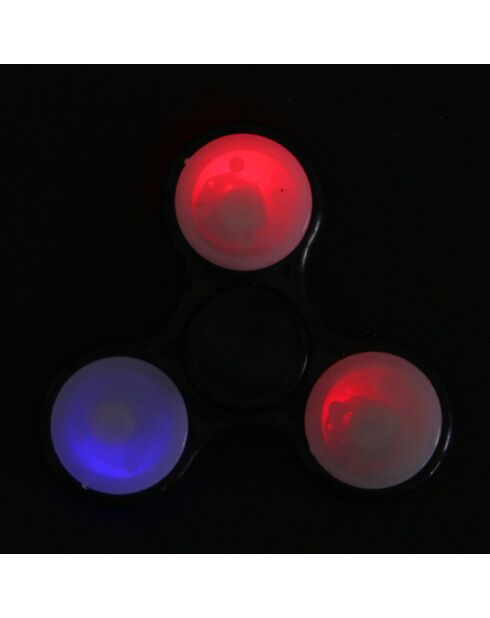 Hand Spinner Led noir