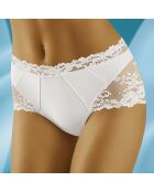 Culotte midi Luxa blanche