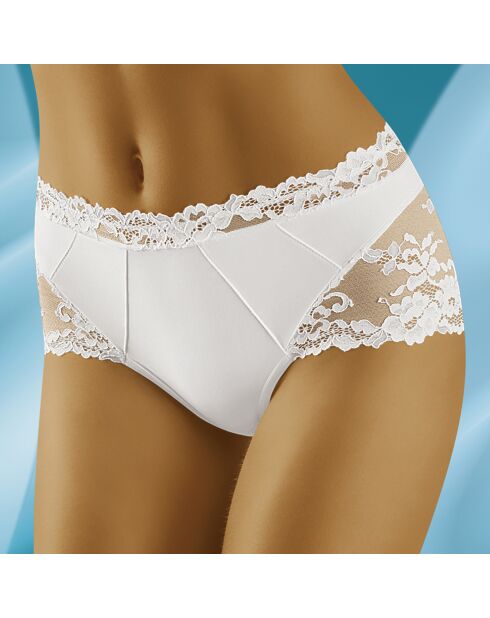 Culotte midi Luxa blanche