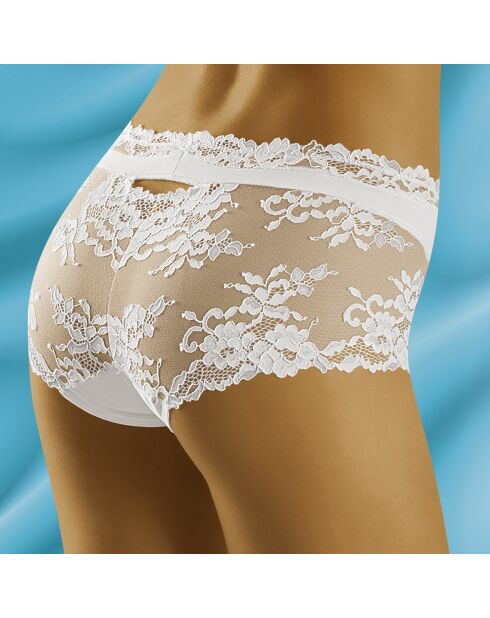 Culotte midi Luxa blanche