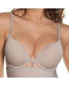 Soutien-gorge super push-up sepia