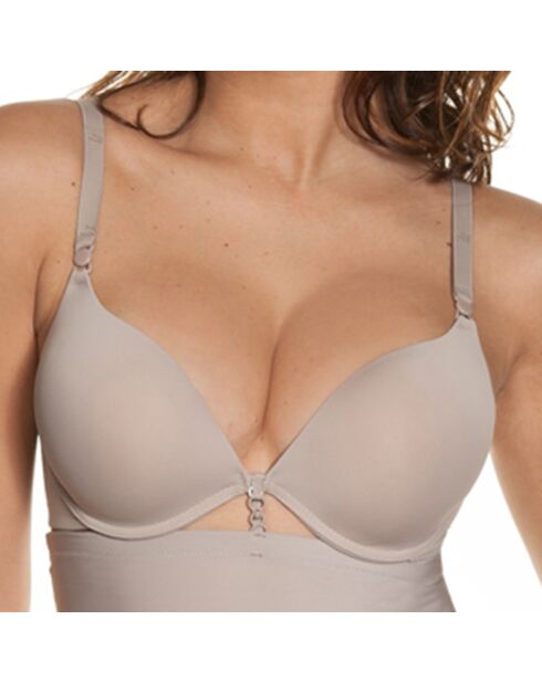 Soutien-gorge super push-up sepia