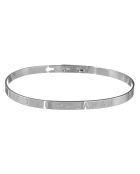 Bracciale Je t'aime Maman in ottone argentato