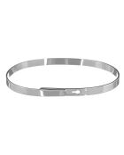 Bracciale Je t'aime Maman in ottone argentato