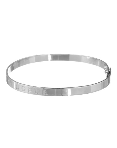 Silbernes Messingarmband „Best Mom in the World“