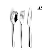 Set à entrée/dessert 36 pièces Quel Délice en Acier