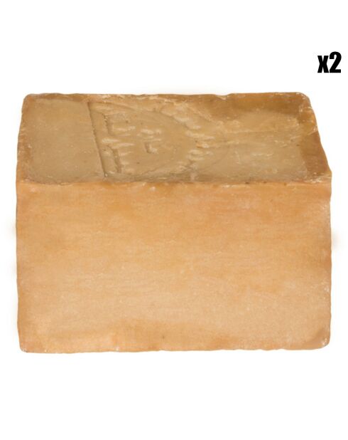 2 Savons d'Alep 5% d'huile baie de laurier - 2x200 g