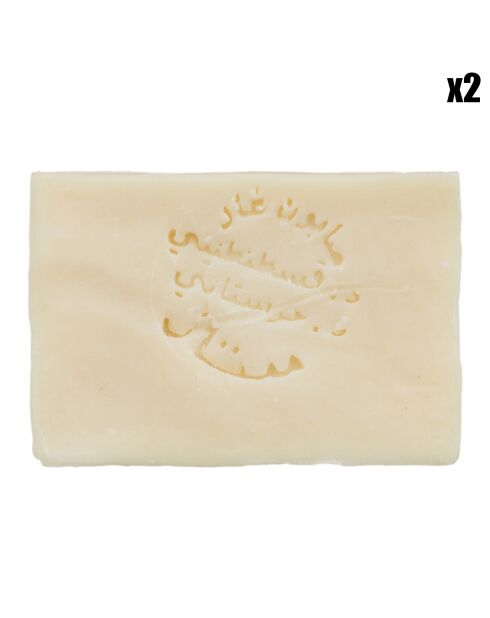 2 Savons d'Alep Premium au Lait de Chèvre BIO Douceur - 2x125 g