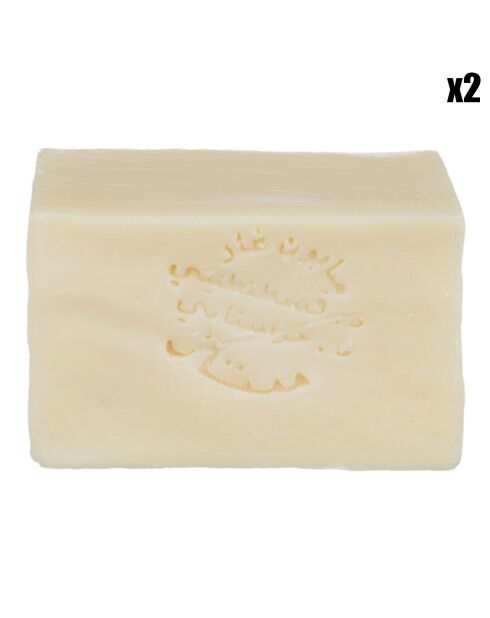 2 Savons d'Alep Premium au Lait de Chèvre BIO Douceur - 2x125 g
