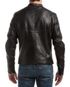 Assad schwarze Lederjacke