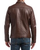 Veste en Cuir Citadin marron