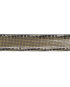Ceinture fine en Cuir doré/noir