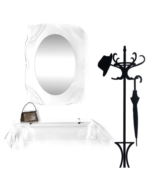 Miroir mural Autore transparent - 72x11x95 cm