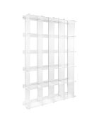 Bibliothèque Atmosphère transparente - 131x30x202 cm