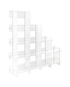 Bibliothèque Atmosphère transparente - 180x30x180 cm