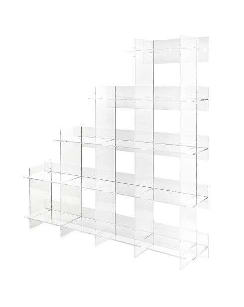 Bibliothèque Atmosphère transparente - 180x30x180 cm