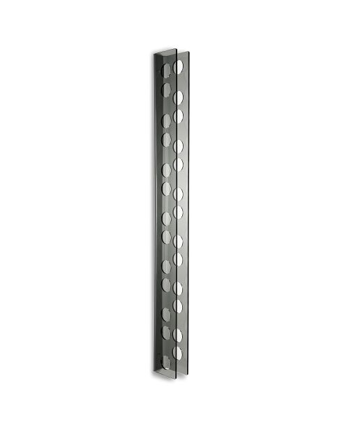 Bibenda gerookte transparante wandflessenhouder - 13 flessen