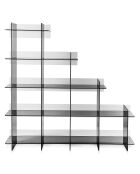 Bibliothèque Atmosphère fumé transparent - 180x30x180 cm