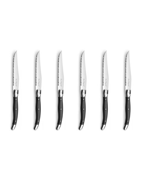 Traditionelles grauer Steakmesserblock mit einer Klinge von 6—11,5 cm