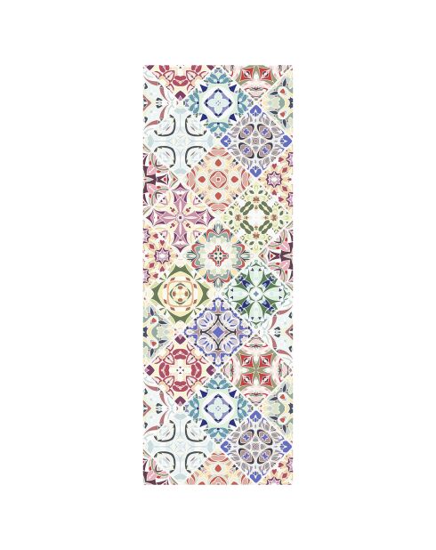 Tapis vinyle Mosaïque abstraite multicolore - 50x140 cm