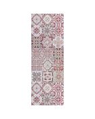 Tapis vinyle Oporto rouge - 50x140 cm